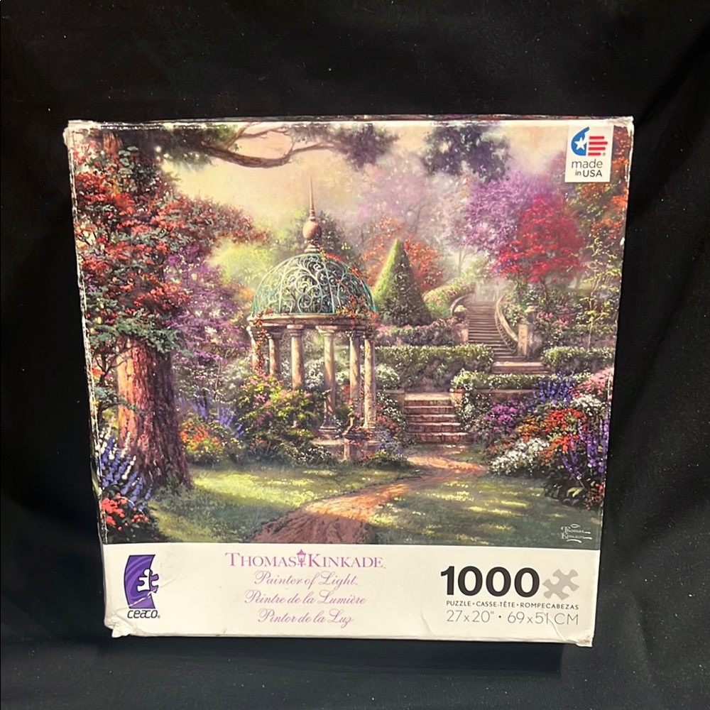 Thomas Kinkade Gazebo of Prayer Ceaco puzzle 1000 pieces SALE🔴3/$25!